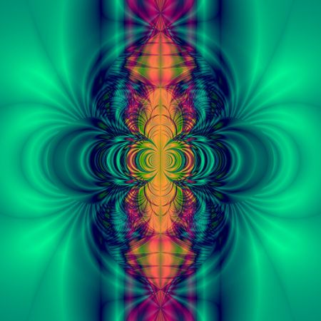 abstract and colored background generated by fractals