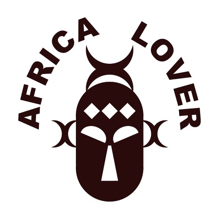 african mask designのイラスト素材