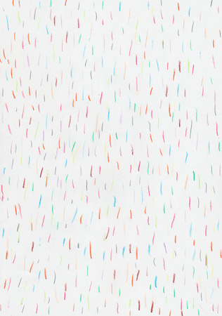 colored short lines on paperの写真素材