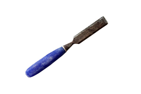 Old used demolition tool isolated on white backgroundの写真素材