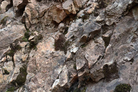 Stone texture or background, nature , shot from mountains rocksの写真素材