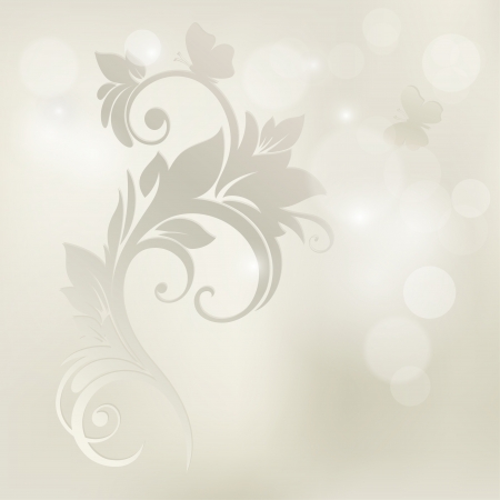  Wedding card or invitation with abstract flora background  Greeting card  Elegance pattern with flowers in vintage style Card for mothers day のイラスト素材