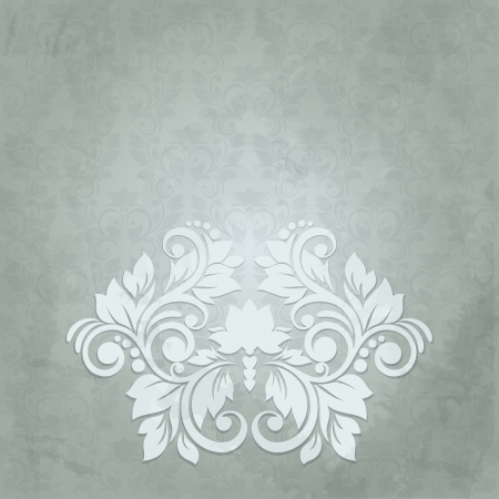 Vintage card with frameのイラスト素材