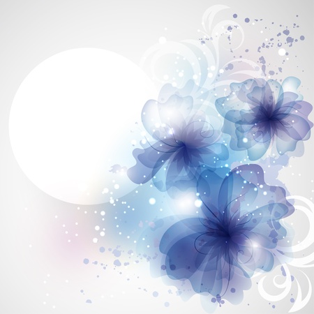 Vector flower backgroundのイラスト素材