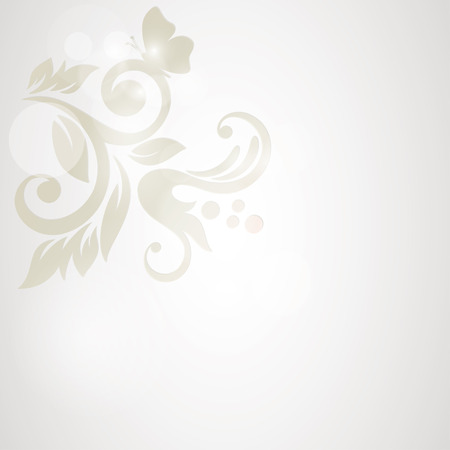 Floral background  Wedding card or invitation with abstract flora background  Greeting card  Elegance pattern with flowers in vintage style Card for mothers day のイラスト素材