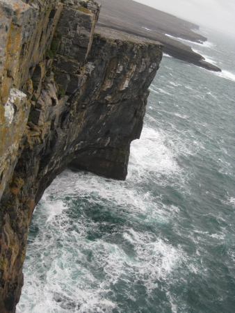 Coastal Cliffs of the Aran Islands on the Inishmoreの写真素材
