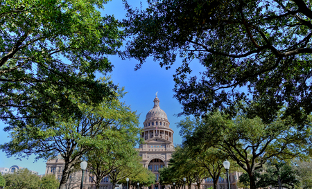 Texas State Capitol in Austin, TXのeditorial素材