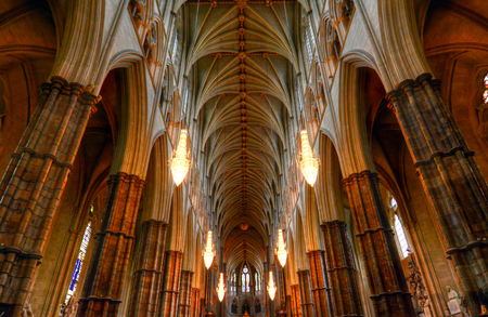 Westminster Abbey in London, UKのeditorial素材