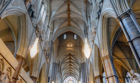 Westminster Abbey in London, UKのeditorial素材