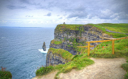 Ireland's Cliffs of Moherの写真素材