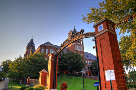 St. Louis, Missouri, USA - August 18, 2017: Saint Louis University in St. Louis, Missouri.のeditorial素材