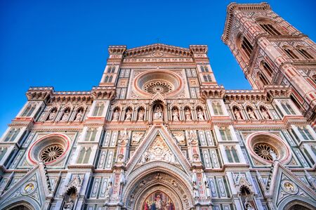 Cathedral of Santa Maria del Fiore in Florence, Italy.の写真素材