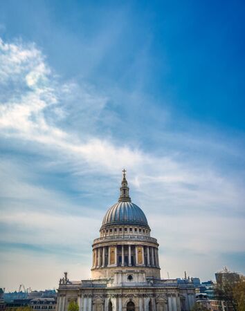 St. Paul's Cathedral in Central London, England, UK.