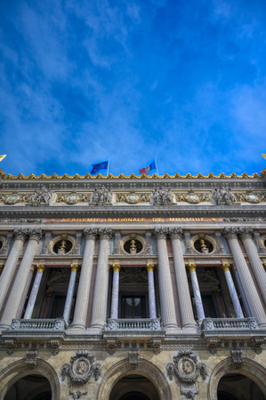 Paris, France - April 21, 2019 - The Palais Garnier is a 1,979-seat opera house, which was built from 1861 to 1875 for the Paris Opera in central Paris, France.のeditorial素材