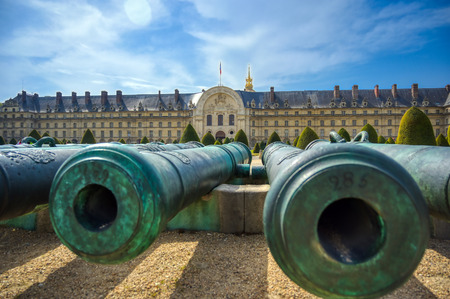 Paris, France - April 22, 2019 - Les Invalides is a complex of buildings containing museums and monuments, all relating to the military history of France.のeditorial素材