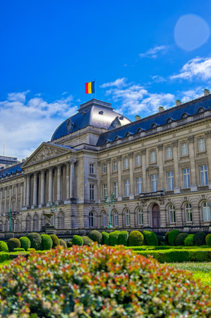 The Royal Palace of Brussels is the official palace of the King and Queen of the Belgians in the center of the nation's capital of Brussels, Belgium.のeditorial素材