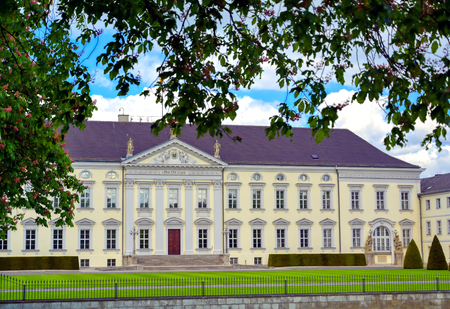 Berlin, Germany - May 5, 2019 - Bellevue Palace, the official residence of the Federal President of the Federal Republic of Germany located in Berlin's Tiergarten district.のeditorial素材