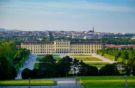 Vienna, Austria - May 18, 2019: SchÃ¶nbrunn Palace (Schloss SchÃ¶nbrunn) located in Vienna,...