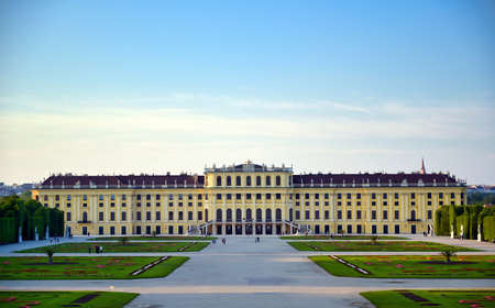 Vienna, Austria - May 18, 2019: SchÃ¶nbrunn Palace (Schloss SchÃ¶nbrunn) located in Vienna, Austria.のeditorial素材