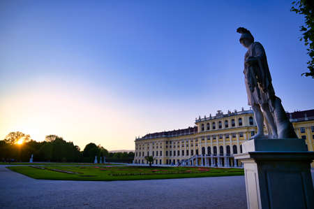 Vienna, Austria - May 18, 2019: SchÃ¶nbrunn Palace (Schloss SchÃ¶nbrunn) located in Vienna, Austria.のeditorial素材