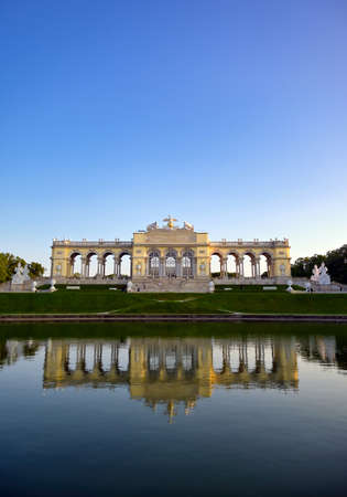 Vienna, Austria - May 18, 2019: The Glorietta located in SchÃ¶nbrunn Palace  Park (Schloss SchÃ¶nbrunn) located in Vienna, Austria.のeditorial素材