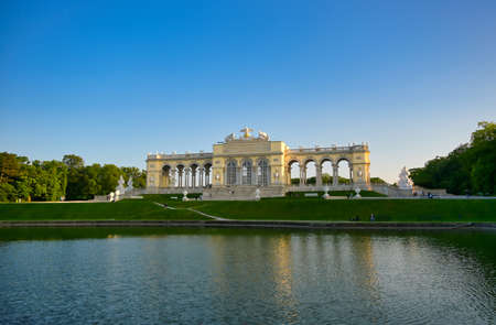 Vienna, Austria - May 18, 2019: The Glorietta located in SchÃ¶nbrunn Palace  Park (Schloss SchÃ¶nbrunn) located in Vienna, Austria.のeditorial素材