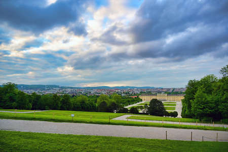 Vienna, Austria - May 16, 2019 - SchÃ¶nbrunn Palace (Schloss SchÃ¶nbrunn) located in Vienna, Austria.のeditorial素材