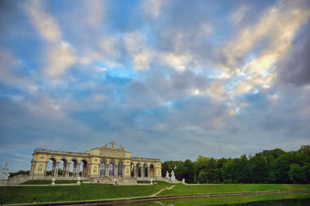 Vienna, Austria - May 16, 2019 - The Glorietta located in SchÃ¶nbrunn Palace Park (Schloss SchÃ¶nbrunn) located in Vienna, Austria.のeditorial素材