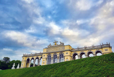 Vienna, Austria - May 16, 2019 - The Glorietta located in SchÃ¶nbrunn Palace Park (Schloss SchÃ¶nbrunn) located in Vienna, Austria.のeditorial素材