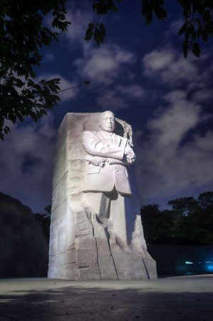 Washington DC, USA - October 13, 2021: The Martin Luther King Jr. Memorial on the National Mall in Washington DC.のeditorial素材