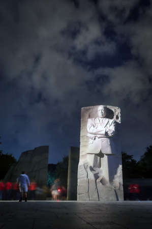 Washington DC, USA - October 13, 2021: The Martin Luther King Jr. Memorial on the National Mall in...