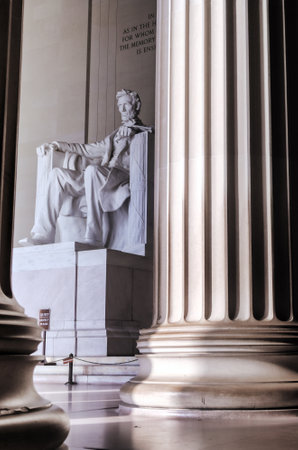 The Lincoln Memorial on the National Mall in Washington, D.C.