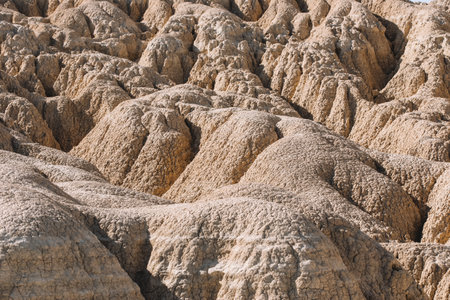 Bardenas Reales. Bardenas Reales Desert, Bardenas Reales Desert Navarra Spain Close up of a particular rock formationの写真素材