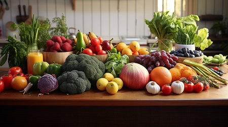 Purchase of healthy foods. Healthy diet and lifestyle concept.の素材
