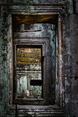 Ta Prohm landscape viewの写真素材