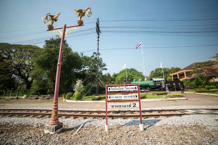 Hua Hin Railway Station, Thailandのeditorial素材