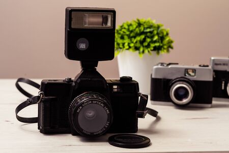 old miniature cameraの写真素材