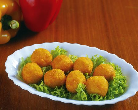 Breaded ballsの写真素材