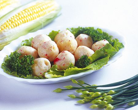 fish chili ball の写真素材