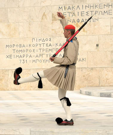 June 1, 2013. Greek Parliament, Syntagma Square, Athens, Greece. Changing of the Guards.のeditorial素材