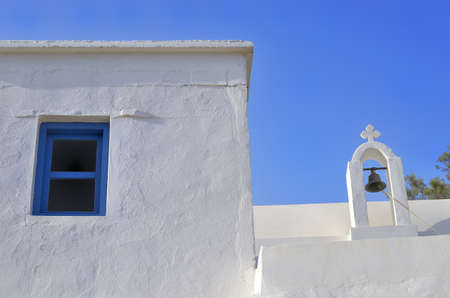 Agios Nikolaos church in Folegandros island の写真素材