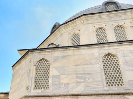 Istanbul, Turkey - September 24, 2014: Domes of the Tombs of Sultan near the museum Hagia Sophia.のeditorial素材