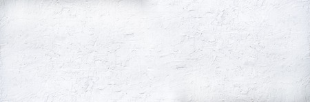 White abstract cement concrete background. Grunge texture, wallpaper. Blackboard. Top view, copy space. Bannerの写真素材