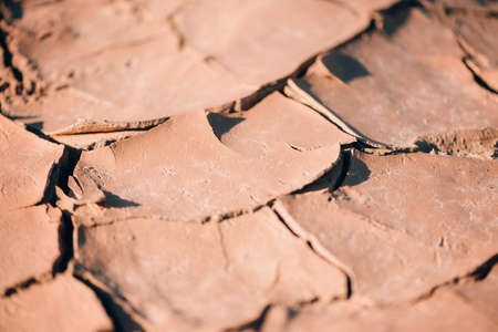 Water crisis. Cracked earth. Global warming problem. Dry land ground. Desert concept. Cracked soil...