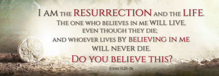 Stone is rolled away from empty grave on Easter morning. Jesus Christ resurrection. Empty tomb of Jesus with light. Born to Die, Born to Rise. He is not here he is risen . Christian Easter concept.の写真素材
