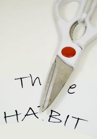 Cutting The Habitの写真素材