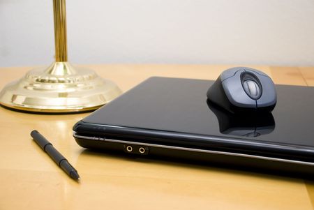 Laptop on Desk