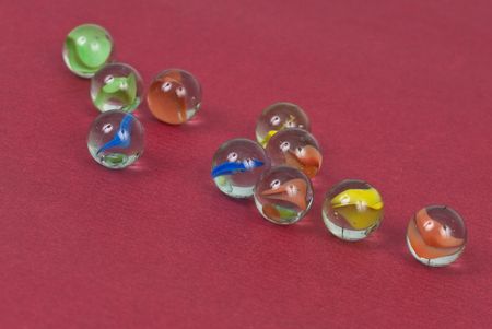 Children's Toy Marblesの写真素材