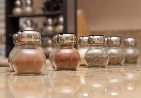 Cinnamon Spice Bottle ( Shallow Dof )の写真素材