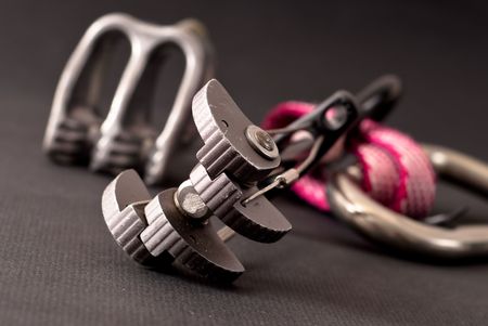 Rock Climbing Cam Headの写真素材